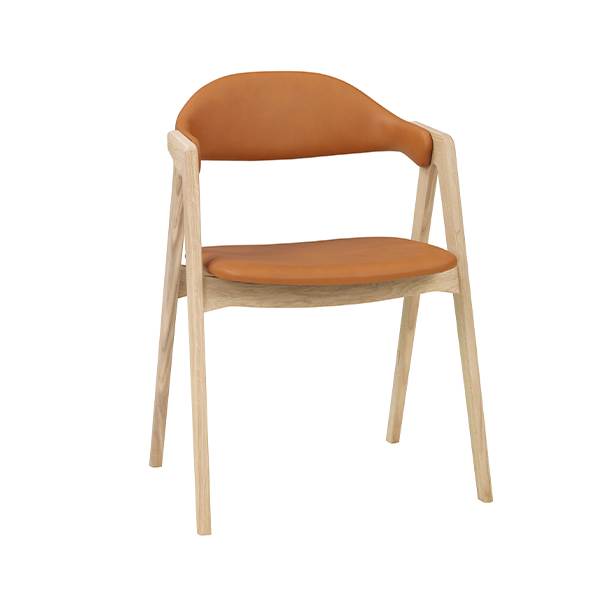 Pbj Designhouse Pbj Titan Spisebordsstol Lakeret Lys Eg Stof : Erling Christensen Møbler : Erling Christensen Møbler