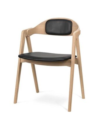 Pbj Designhouse Pbj Titan Veneer Lux Spisebordsstol : Erling Christensen Møbler  : Erling Christensen Møbler