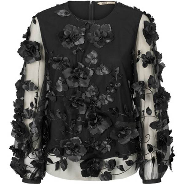 Pbo Giron Blouse Black : Erling Christensen Møbler
