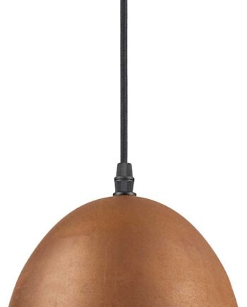 Pendel Lampe Ideal Lux Folk Corten Metal ø180 Mm Justerbar Højde