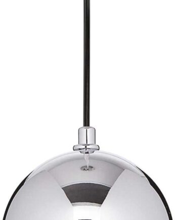 Pendel Lampe Ideal Lux Mr Jack  Justerbar Højde 225 2315 Mm  ø150 Mm  Krom  Inkluderet Gu10-pære