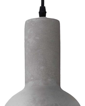 Pendel Lampe Ideal Lux Oil ø140   H310-2400 Mm Beton Sort Industrielt Design