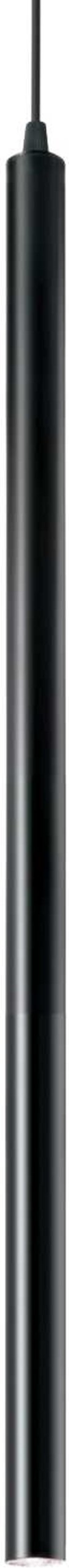Pendel Lampe Ideal Lux Ultrathin ø30   H600-2550 Mm Integreret Led Sort
