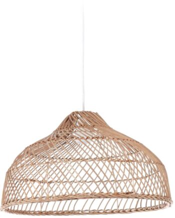 Pendel Lampe Kave Home Dyara Håndflettet Rattan Natur ø42     H23 Cm