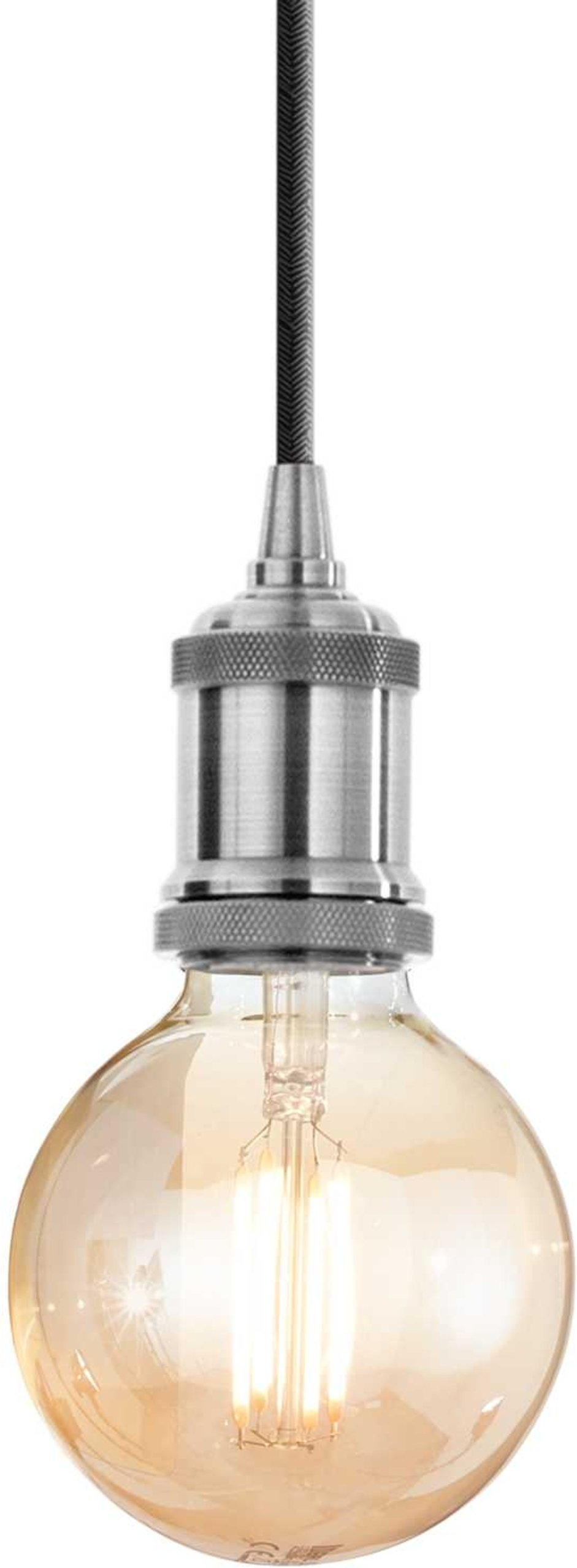 Pendel Loftlampe Ideal Lux Frida Krom Metal Højdejusterbar 30-150 Cm ø10 Cm