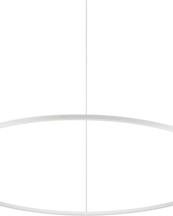 Pendelampe Ideal Lux Oracle Slim ø1500 H90-2100 Mm Hvid Integreret Led 6600 Lm 4000