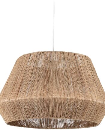 Pendelampe Kave Home Crismilda   ø50   H29 Cm Rattan Lampeskærm   Naturlig Rustik Kolonial Stil