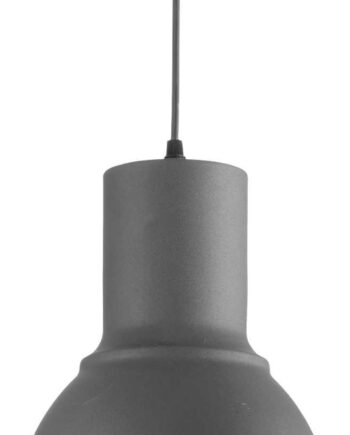 Pendellampe Ideal Lux Breeze Grå Sort Metal ø235 Mm Justerbar Højde 330 2420 Mm