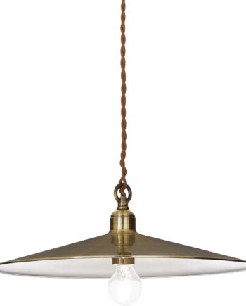 Pendellampe Ideal Lux Cantina Brændt Metal Hængelampe ø35 Cm Justerbar