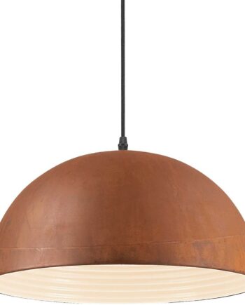 Pendellampe Ideal Lux Folk Corten ø400 Mm Justerbar Højde 420-1470 Mm