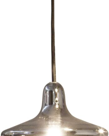 Pendellampe Ideal Lux Lido ø20 Cm Justerbar Højde 17 226 Cm Røg Sort Glas
