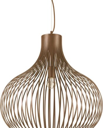 Pendellampe Ideal Lux Onion ø595 Mm Justérbar Højde 630-2720 Mm Kaffe Brun Loftlampe