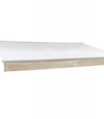 Pil Markise Semikassette   Motor           Hvid Beige