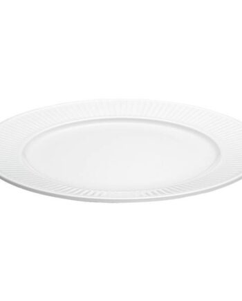 Pillivuyt Plissé Tallerken Flad Dia 26 Cm Hvid  : Erling Christensen Møbler