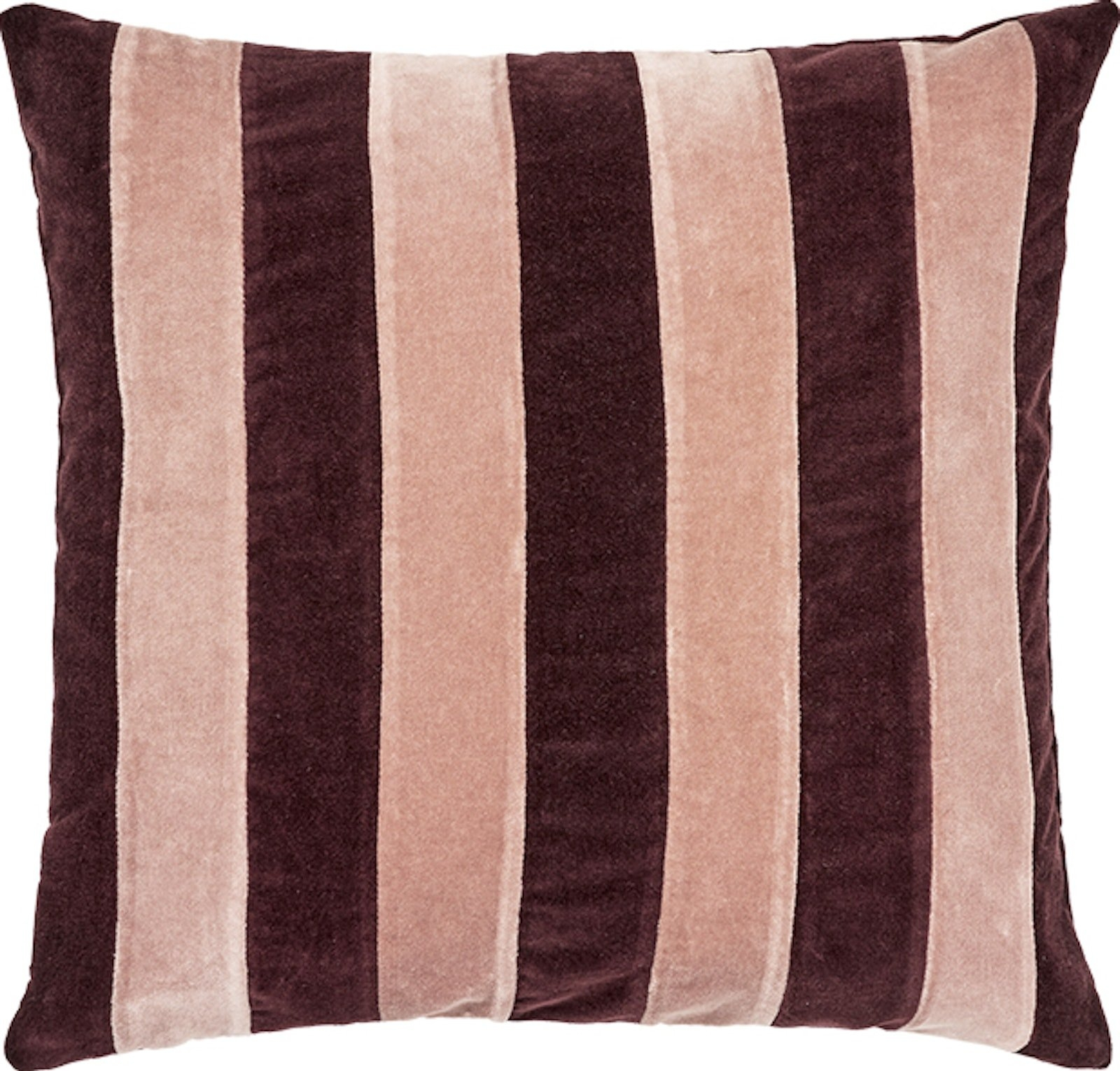 Pudebetræk Cozy Living Carla 45x45 Cm Multifarvet Bomuld Med Lodrette Striber