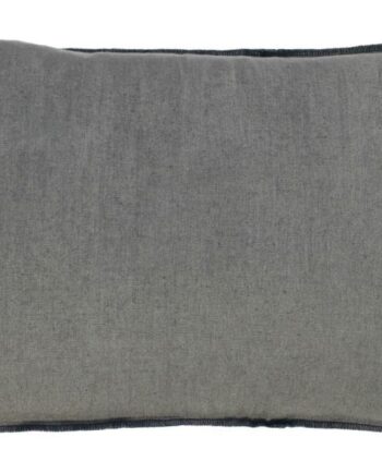 Pudebetræk Kave Home Elea 100  Linned Mørkegrå 30x50 Cm Bæredygtigt Nordisk Design
