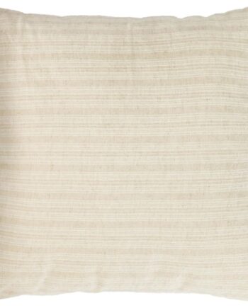 Pudebetræk Kave Home Etna 45x45 Cm 100  Linned Bæredygtigt Beige Stribet