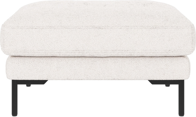 Puf Fodskammel Til Sofa Rowico Corwin Alice 101 Hvid Sort 84x64x45 Cm