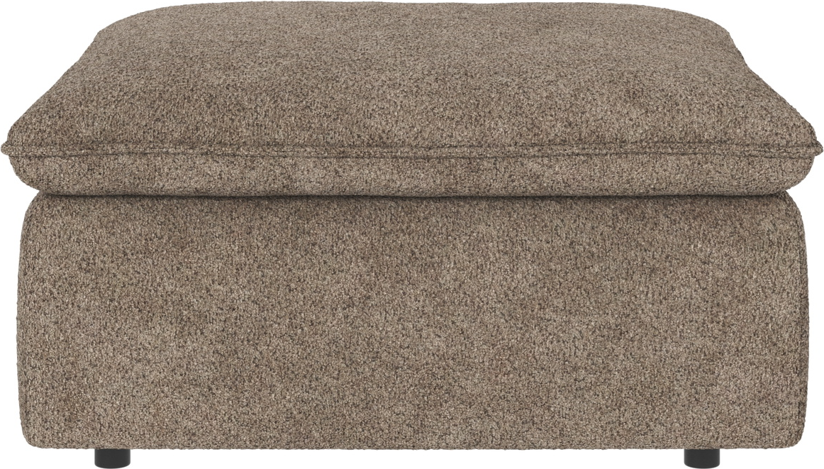 Puf Til Sofa Fodskammel Rowico Rawlins Mørk Beige Stof Anna H45 B91 D91 Cm