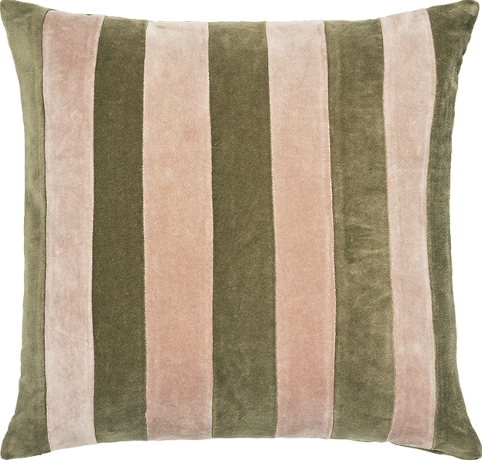 Pyntepudebetræk Cozy Living Carla 45ã 45 Cm   Bomuld  åndbar  Maskinvaskbar  Grøn Rosa
