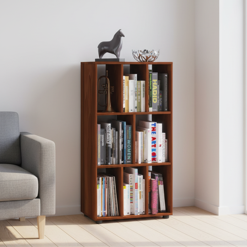 Reol  Quot Wotino Quot  115   60   34 Cm  Farve: Valnød Brun