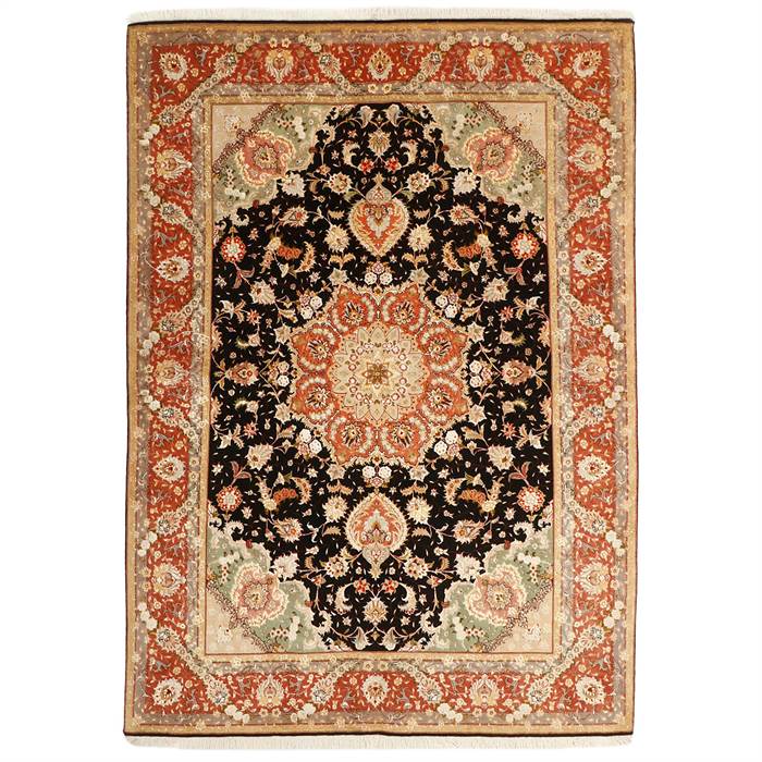 Reza ægte Tæppe Iran Tabriz 50 167   239 Cm : Erling Christensen Møbler  : Erling Christensen Møbler