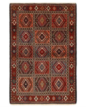 Reza ægte Tæppe Iran Yalameh 102x148 Cm : Erling Christensen Møbler  : Erling Christensen Møbler