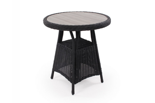Rio Sort Cafebord   70 Cm