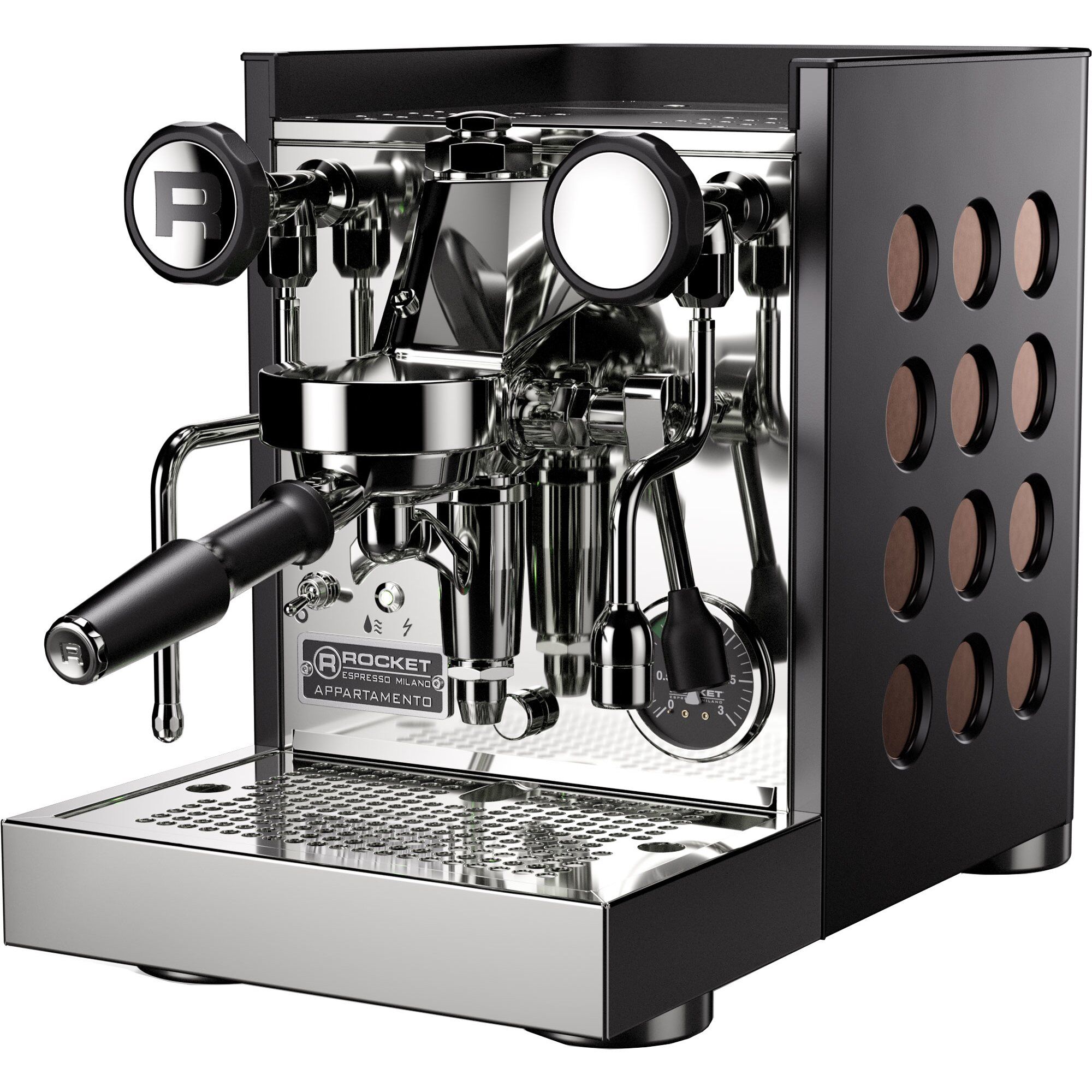 Rocket Appartamento Tca Espressomaskine  Sort Kobber