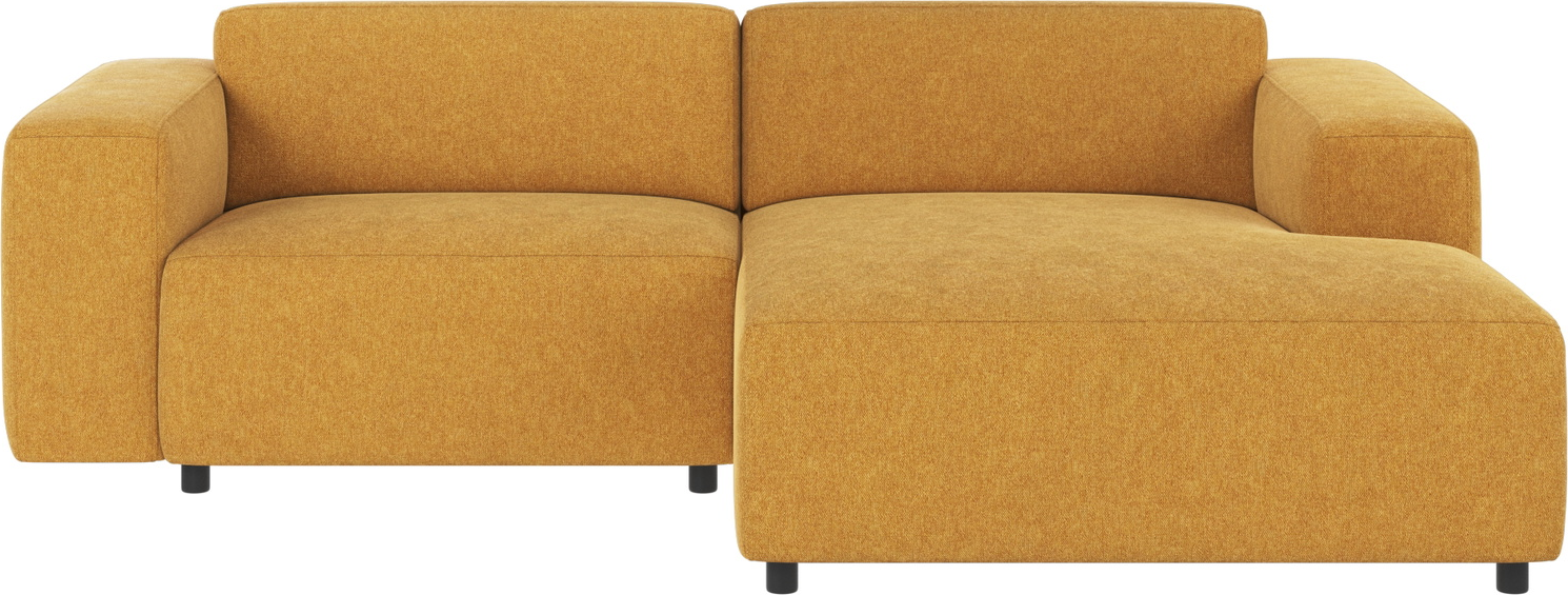 Rowico Willard Chaiselongsofa Højrevendt Gul Brenda 68 Modulsofa 100 Polyester