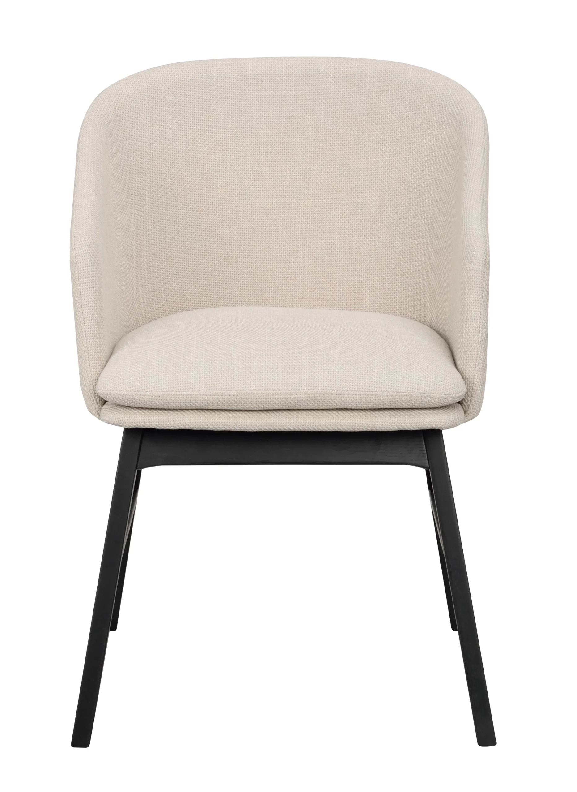 Rowico Windham Lænestol Armlæn Beige Polyester Og Sort Egetræ