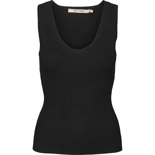 Rue De Femme Galatea Strik Top Sort  : Erling Christensen Møbler