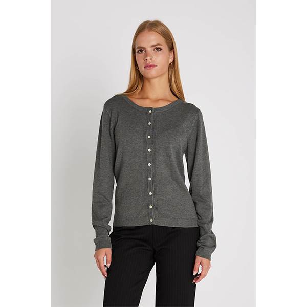 Rue De Femme Heloise Strikket Cardigan Storm Grey  : Erling Christensen Møbler