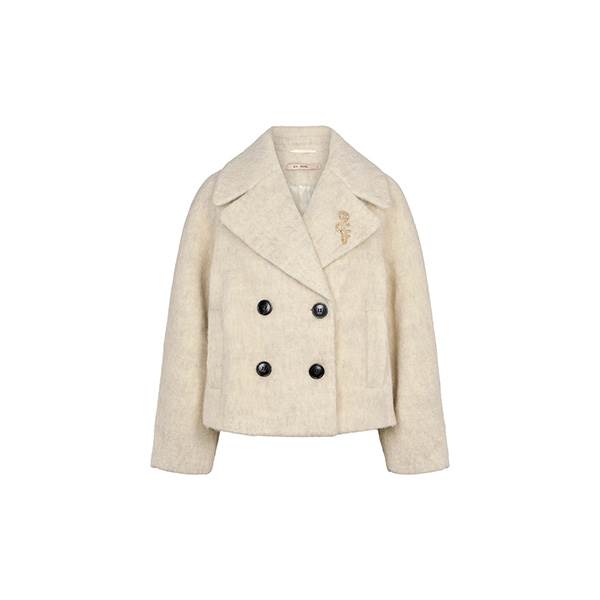 Rue De Femme Marion Coat Off White  : Erling Christensen Møbler