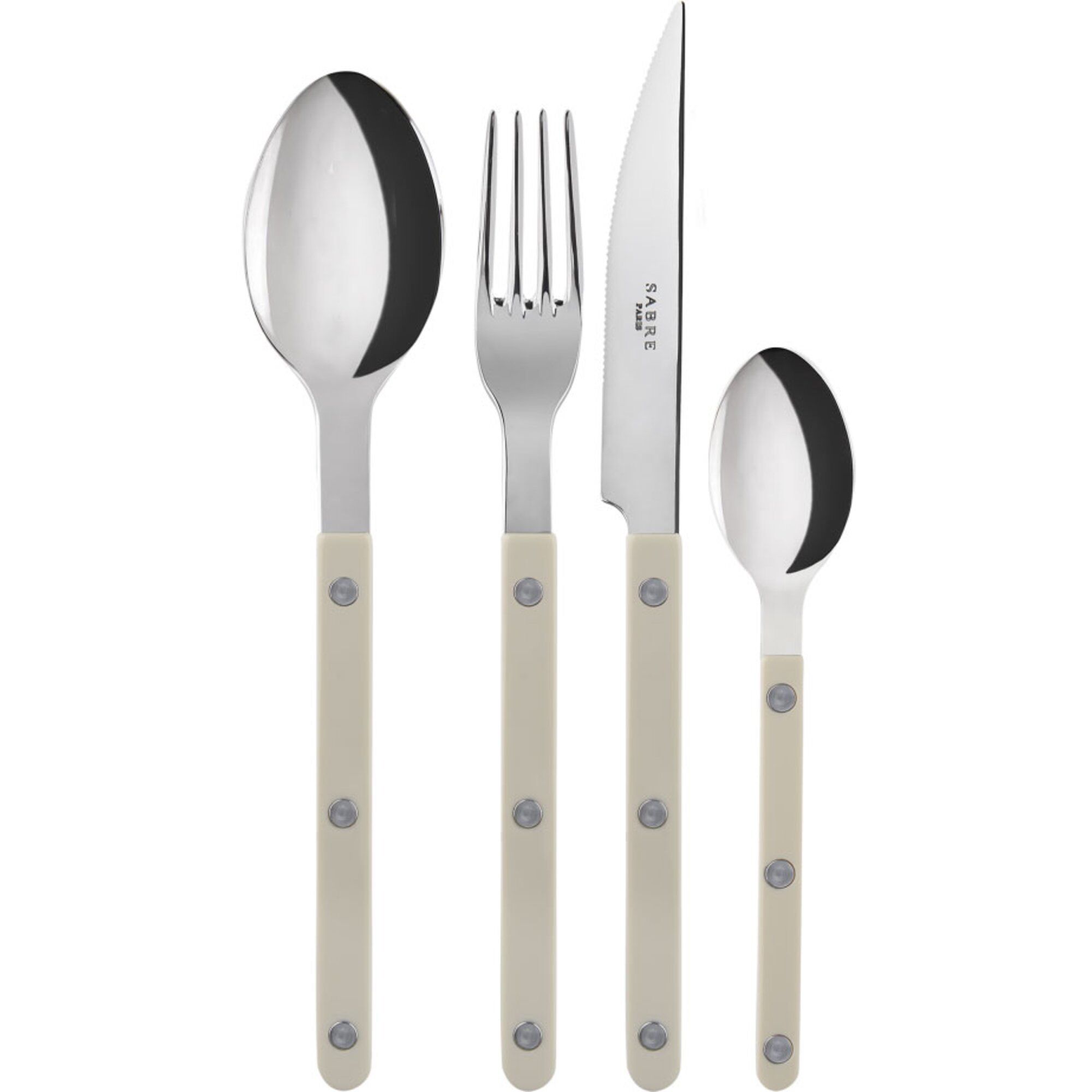 Sabre Paris Bistrot Solid Bestiksæt   Dele  Light Kaki