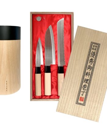 Satake Houcho Knivsæt Med Knivblok    Dele