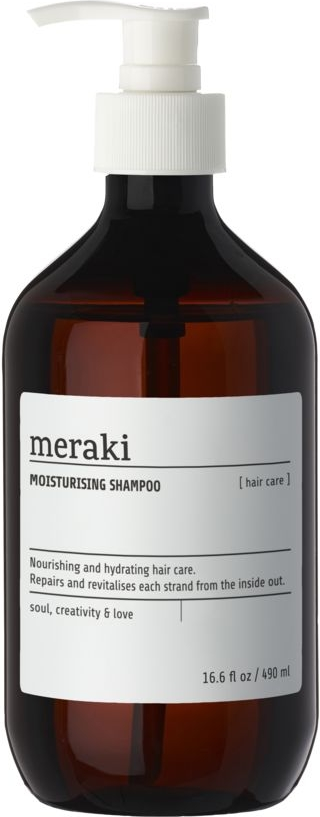 Shampoo Meraki Moisturising   Fugtgivende Hårpleje Til Tørt Hår Med Provitamin B5 Og Rødbedeekstrakt
