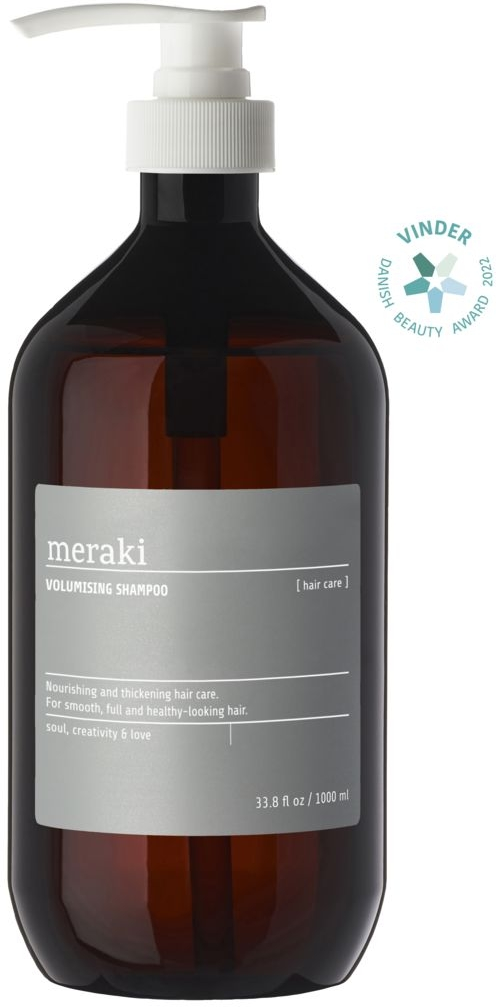 Shampoo Meraki Volumising 1l   Volume-shampoo Til Fint Og Tyndt Hår Med Provitamin B5 Og ærteprotein