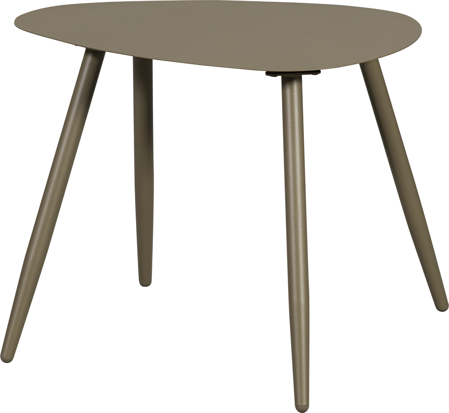 Sidebord Woood Aivy Småbord Gråt Pulverlakeret Metal 45x58x43 Cm Til Indendørs Udendørs