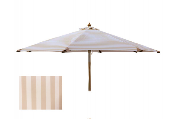 Signe Parasol     Meter   Tilt Hvid Beige Stribet