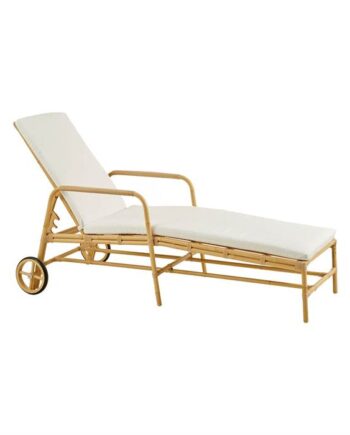 Sika Design Josephine Liggestol Naturel Inkl  B450 Hvid Hynde Quick Dry B450-white : Erling Christensen Møbler