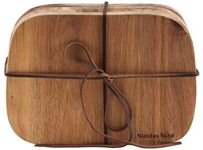 Skærebræt Sæt   Stk Nicolas Vahé Butter Akacietræ   Smøre- Og Serveringsbrætter 13ã 18   Cm
