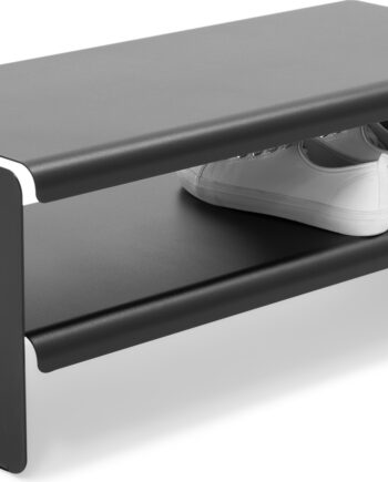 Skoreol Skohylde Spinder Design Linea   Sort Pulverlakeret Stål    Hylder  Kompakt 28ã 71 5ã 31 Cm