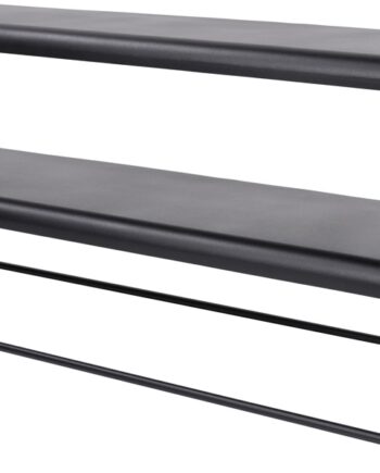 Skoreol Skohylde Spinder Design Nivo Sort Stål H38ã B103ã D28 Cm