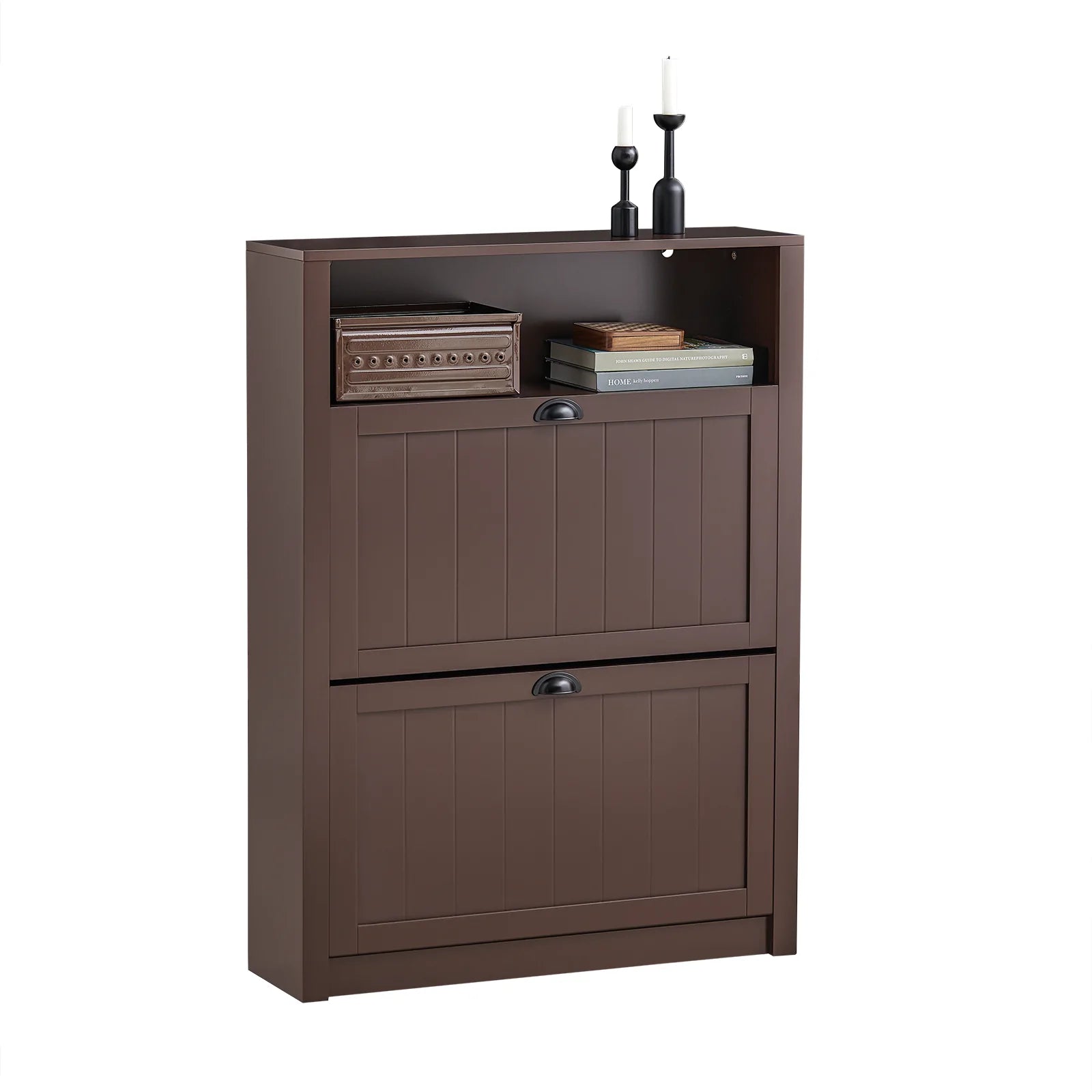 Skoskab Med   Rum  80   24   110 Cm  Brun