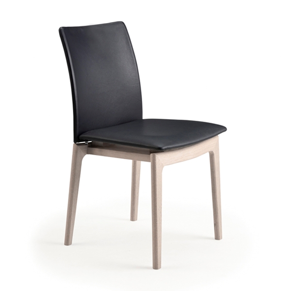 Skovby Sm63 Spisebordsstol Eg Hvidolie Cognac Cc Læder