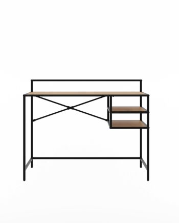 Skrivebord Nordique Design Altino   Fsc Mix 70  Vildegtræ Metal Arbejdsbord 110x56   Cm