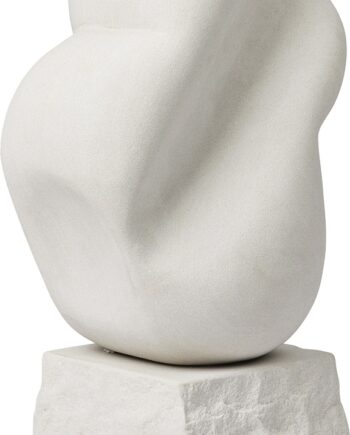 Skulptur Kristina Dam Contour Sculpture   Sandsten Lysegrå 32 Cm
