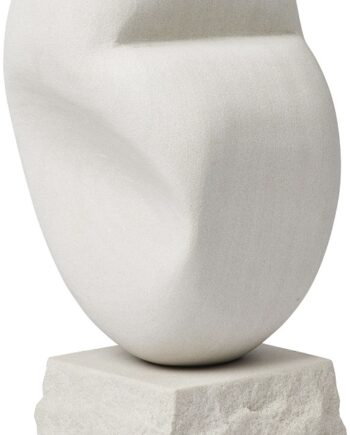 Skulptur Kristina Dam Contour Sculpture Lysegrå Sandsten Dekoration 42x22x27 Cm Begrænset Udgave