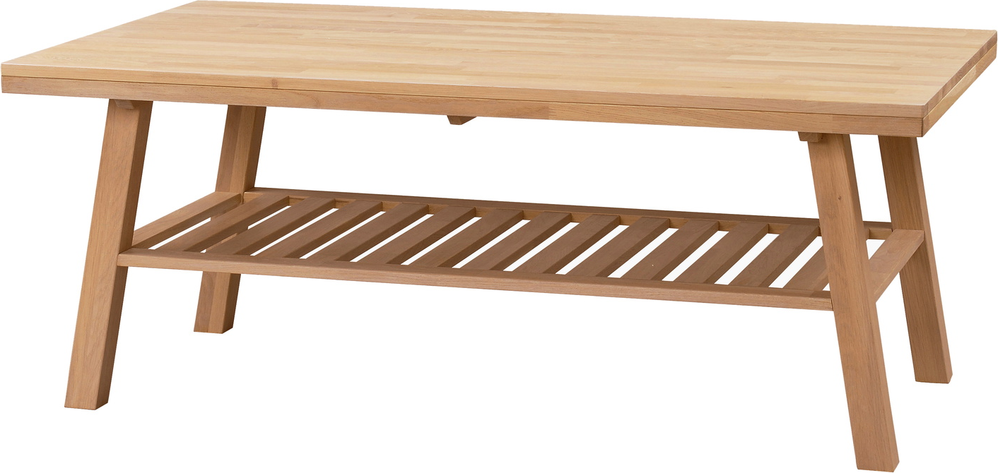 Sofabord Rowico Brooklyn   Fsc-certificeret Massiv Eg Med Integreret Hylde 130   75   52 Cm